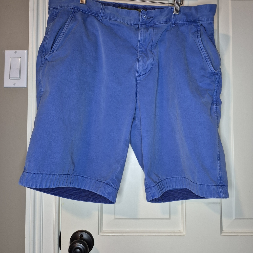 Halsey Classic Blue Men's Flat Front Shorts 1981